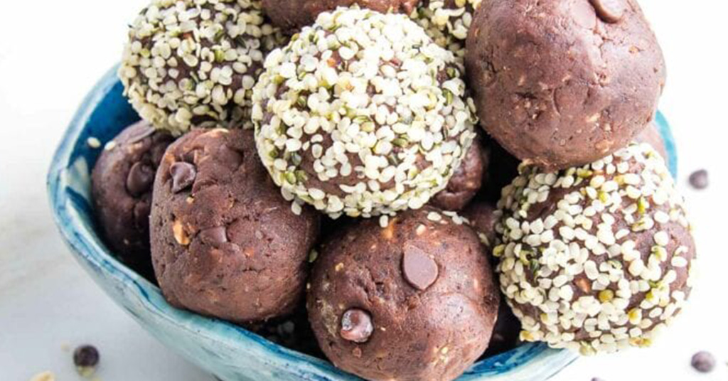 Chocolate Cookie Dough Balls
